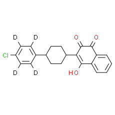 Atovaquone (4-chlorophenyl-2, 3, 5, 6-d4)