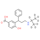 (Rac)-5-Carboxy desisopropyl tolterodine-d7