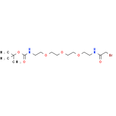 Bromoacetamido-PEG3-NH-Boc