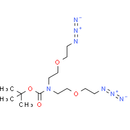 N-Boc-N-bis(C2-PEG1-azide)