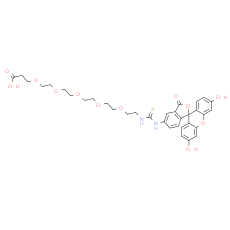 Fluorescein-PEG5-acid