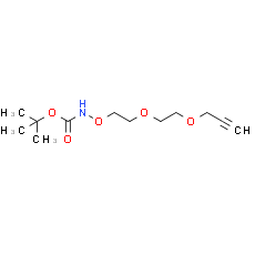 Boc-aminooxy-PEG2-propargyl