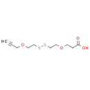 Propargyl-PEG1-SS-PEG1-acid
