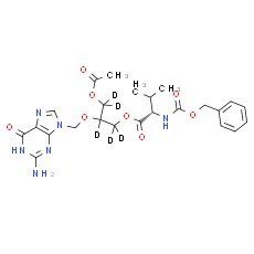 O-Acetyl N-Benzyloxycarbonyl Valganciclovir-d5