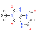 5-Acetylamino-6-formylamino-3-methyluracil-d3
