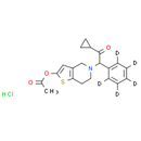 Defluoro Prasugrel-d5 hydrochloride