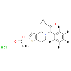 Defluoro Prasugrel-d5 hydrochloride