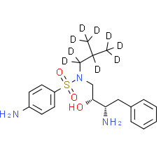 4-Amino-N-((2R, 3S)-3-amino-2-hydroxy-4-phenylbutyl)-N-(isobutyl-d9)benzenesulfonamide