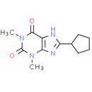 8-Cyclopentyl-1, 3-dimethylxanthine