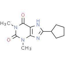 8-Cyclopentyl-1, 3-dimethylxanthine