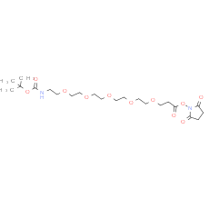 Boc-N-PEG5-C2-NHS ester