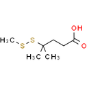 4-Methyl-4-(methyldisulfanyl)pentanoic acid