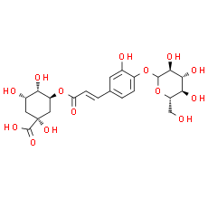 5-O-(3'-O-Glucosylcaffeoyl)quinic acid
