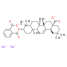 Oleanolic acid hemiphthalate disodium salt