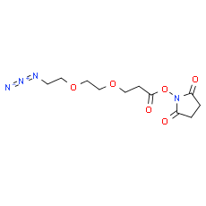 N3-PEG2-C2-NHS ester