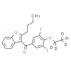 2-n-Butyl-4-[(2-bromoethoxy-d4)-3, 5-diiodobenzoyl]benzofuran