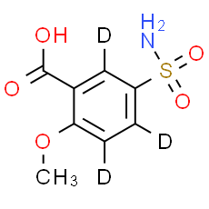 2-Methoxy-5-sulfamoylbenzoic acid-d3
