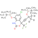 rac-8, 14-Bis(tert-butyldimethylsilyloxy) Efavirenz-d4