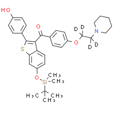 6-tert-Butyldimethylsilyl-4’-hydroxy Raloxifene-d4