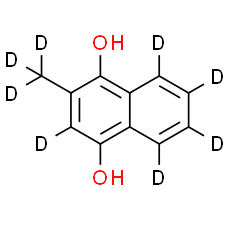2-Methyl-1, 4-naphthalenediol-d8