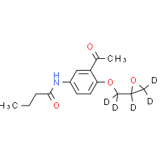 3'-Acetyl-4'-(2, 3-epoxypropoxy)butyranilide-d5
