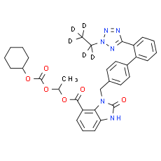 2-Desethoxy-2-hydroxy-2H-2-ethyl Candesartan Cilexetil-d5