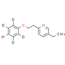 2-(2-(4-Bromophenoxy)ethyl)-5-ethylpyridine-d4