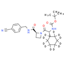 1-[(2R)-N’-Boc-2-amino-2-cyclohexylacetyl]-N-(4’-cyanobenzyl)-2-L-azetidinecarboxamide-d11