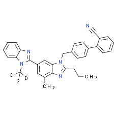 2-Descarboxy-2-cyano Telmisartan-d3 - CAS