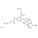 rac-3-Deacetyl-3-butanoyl Acebutolol-d5 hydrochloride