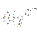 N-De(4-sulfonamidophenyl)-N’-[4-sulfonamido(phenyl-d4)] Celecoxib
