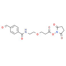Ald-Ph-amido-PEG1-C2-NHS ester