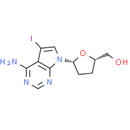 7-Iodo-2', 3'-dideoxy-7-deazaadenosine