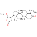 3-Oxo-21α-methoxy-24, 25, 26, 27-tetranortirucall-7-ene-23(21)-lactone