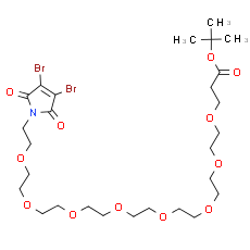 3, 4-Dibromo-Mal-PEG8-Boc