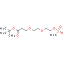 Ms-PEG2-C2-Boc