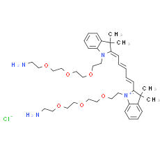 Bis-(N, N’-amine-PEG3)-Cy5