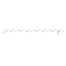 Bromoacetamido-PEG5-azide