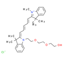 N-Methyl-N'-(hydroxy-PEG2)-Cy5
