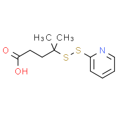 4-Methyl-4-(pyridin-2-yldisulfanyl)pentanoic acid
