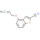 4-(allyloxy)benzo[b]thiophene-2-carbonitrile
