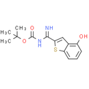 tert-Butyl ((4-hydroxybenzo[b]thiophen-2-yl)(imino)methyl)carbamate