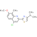 2-(4-chloro-7-methoxy-8-methylquinolin-2-yl)-4-isopropylthiazole