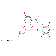 5-Hydroxy Propafenone-d5-1 hydrochloride