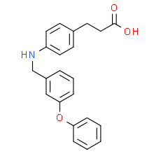 GW9508, selective FFA1 GPR40 agonist.