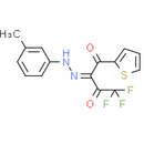 4,4,4-Trifluoro-1-(thiophen-2-yl)-2-(2-(m-tolyl)hydrazono)butane-1,3-dione