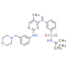 TG-89, inhibitor of JAK2, FLT3, RET and JAK3
