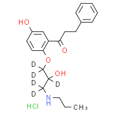 5-Hydroxy Propafenone D5 Hydrochloride | CAS