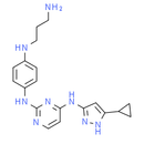 2,4-Pyrimidinediamine with linker