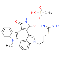 Ro 31-8220 mesylate - CAS